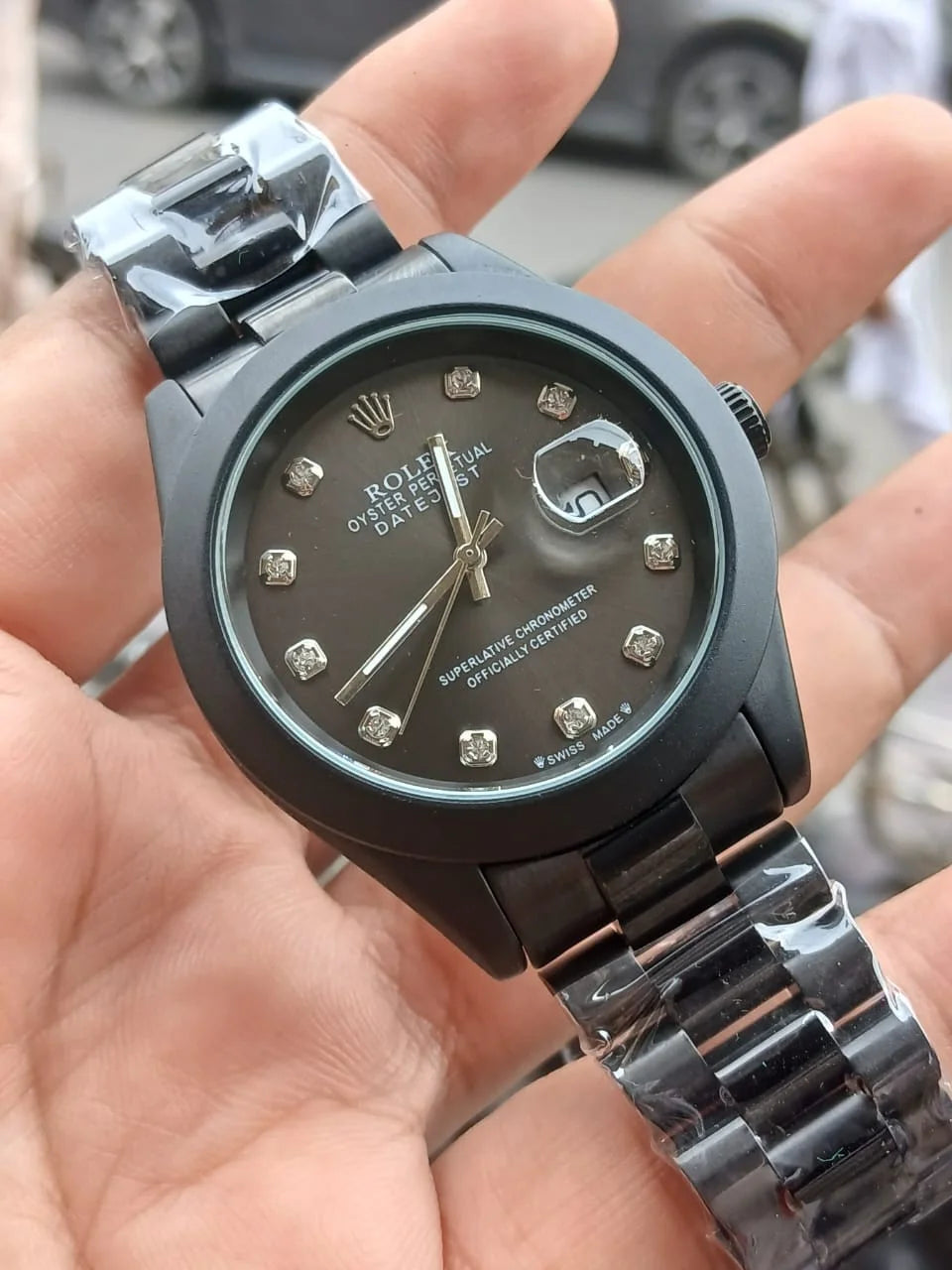 Rolex Milgauss Black PVD Coated Oystersteel Watch