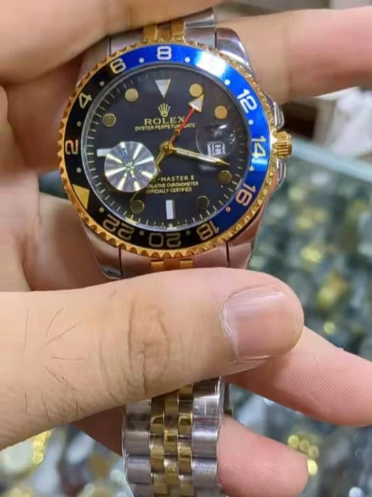 Rolex GMT-Master II "Batman" Blue & Black Bezel Two-Tone Watch